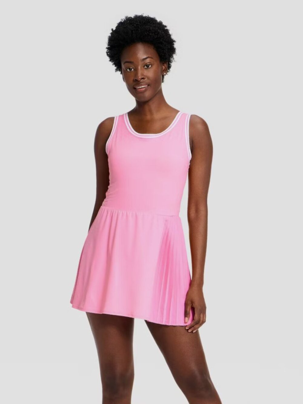 Women's Pleated Active Dress - All In Motion Pink XS